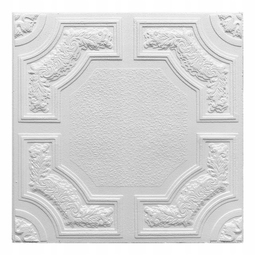 Álmennyezet - Marbet CARACAS dekoratív hungarocell polisztirol fehér festhető mennyezeti burkolólap (50x50cm) nútos Álmennyezet - Marbet CARACAS dekoratív hungarocell polisztirol fehér festhető mennyezeti burkolólap (50x50cm) nútos