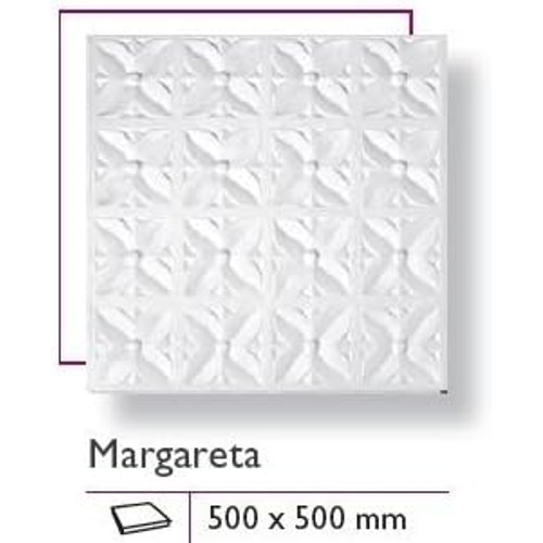 Mennyezeti burkolólap Margareta (50x50cm) nútos, festhető EPS polisztirol álmennyezet nútos Mennyezeti burkolólap Margareta (50x50cm) nútos, festhető EPS polisztirol álmennyezet nútos
