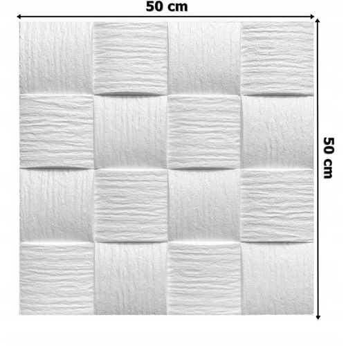 Álmennyezet - Marbet WELLE-2 EPS fehér festhető mennyezeti polisztirol burkolólap (50x50cm) Álmennyezet - Marbet WELLE-2 EPS fehér festhető mennyezeti polisztirol burkolólap (50x50cm)