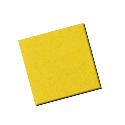 KERMA falpanel 25×25 cm citromsárga műbőr falburkolat Inka 822