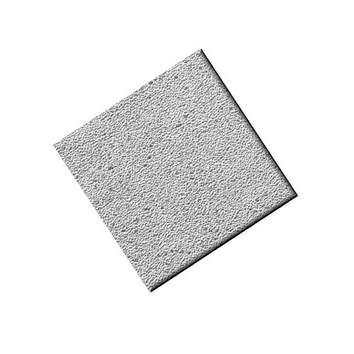 KERMA falpanel 25×25 cm ezüst színű műbőr falburkolat Rocks Silver
