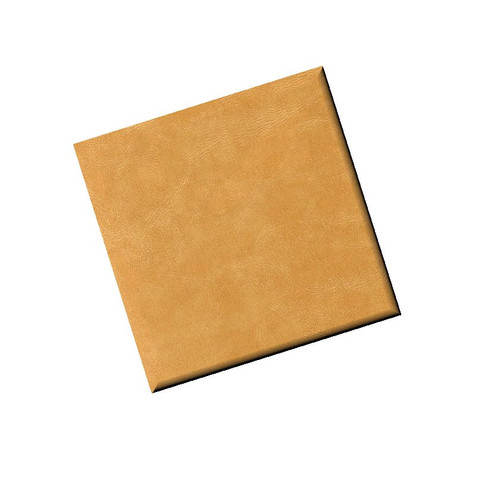 KERMA falpanel 25×25 cm narancssárga színű műbőr falburkolat Zeugma 110