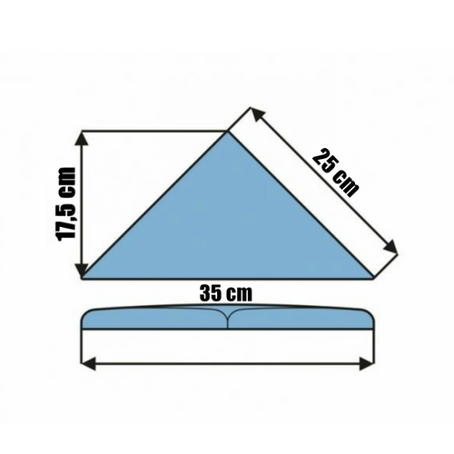 KERMA Triangle-3 falpanel, háromszög alakú műbőr falipanel, több színben