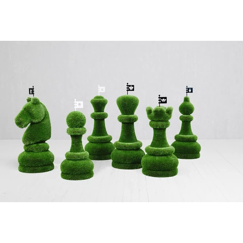 Sakk figurák 32 darab műfű dekoráció, 100cm, EXТЗ-1072 figura