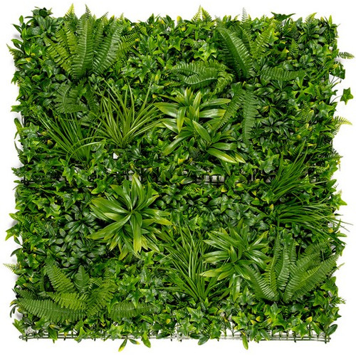 Nortene trópusi növényes vízálló zöldfal -Tropic 100x100 cm, műnövény modul falburkolat Nortene trópusi növényes vízálló zöldfal -Tropic 100x100 cm, műnövény modul falburkolat