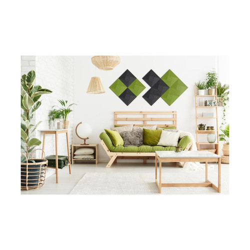 Obubble filc panel 30×30-5 decor szürke színű falburkolat