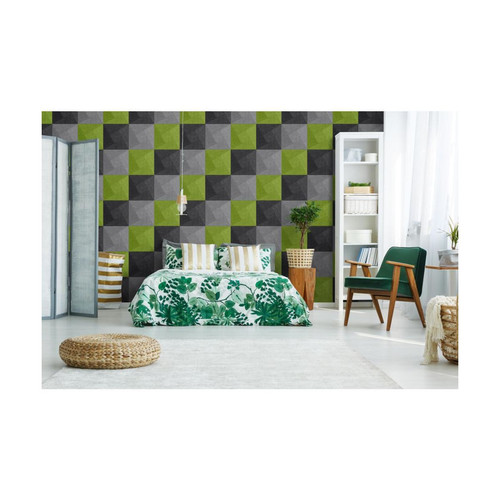 Obubble filc panel 30×30-5 decor szürke színű falburkolat