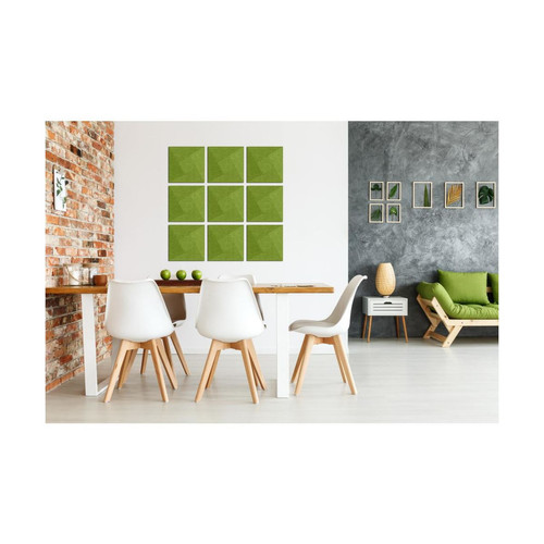 Obubble filc panel 30×30-5 decor szürke színű falburkolat