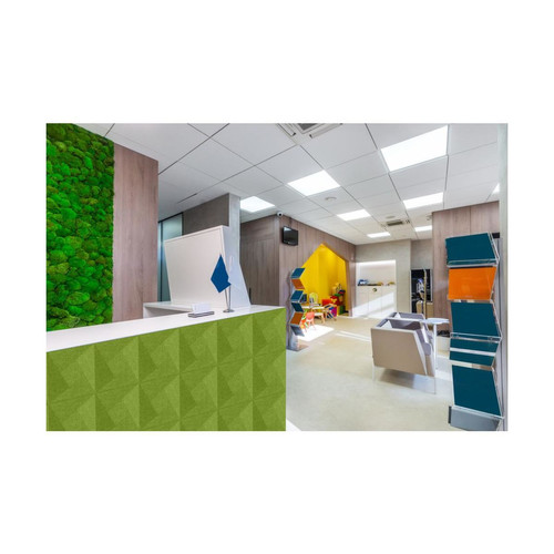 Obubble filc panel 30×30-5 decor szürke színű falburkolat