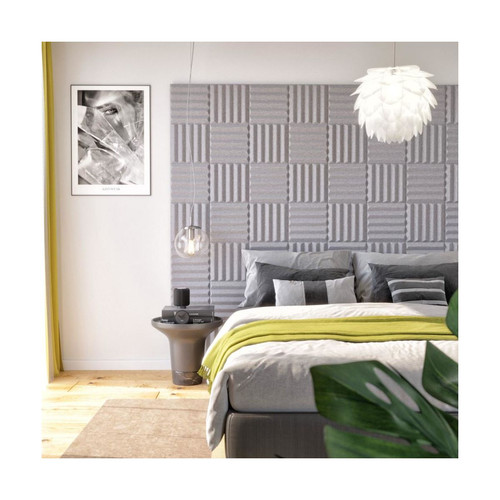 Obubble filc panel 30×30-3 modern burkolat szürke színű dekorpanel Obubble filc panel 30×30-3 modern burkolat szürke színű dekorpanel