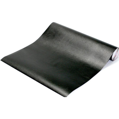 Fekete bőrhatású öntapadós DC-Fix 200-1923 tapéta 45 cm x 15 m