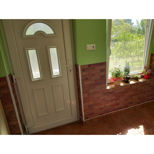 FLEXWALL PVC falpanel Brick Natural tégla vörös tégla színben 97x49 cm, téglamintás FLEXWALL PVC falpanel Brick Natural tégla vörös tégla színben 97x49 cm, téglamintás