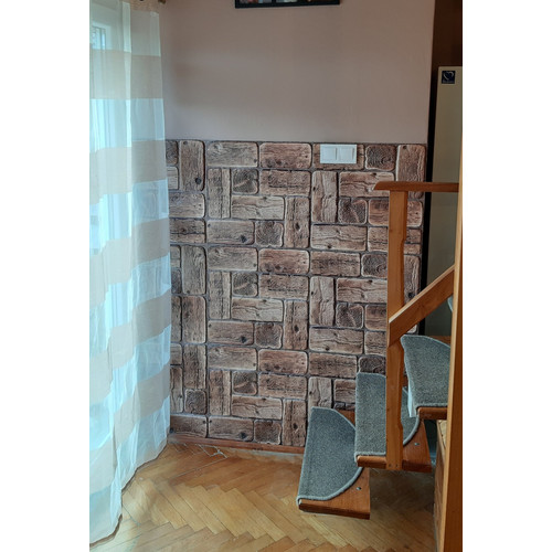 FLEXWALL PVC falburkolat Old Wood öreg fa barna 96x48 cm