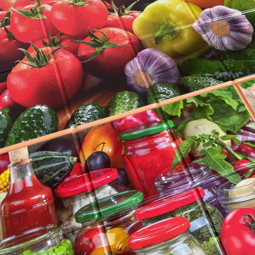 FLEXWALL PVC falpanel Tile Harvest - Aratás 5x10 konyha falburkolat