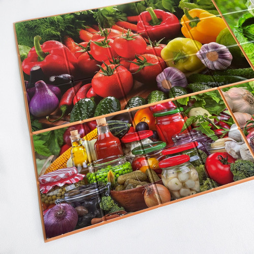 FLEXWALL PVC falpanel Tile Harvest - Aratás 5x10 konyha falburkolat