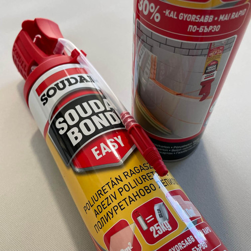 Soudal Soudabond Easy ragasztóhab, Stikwall falpanelek ragasztásához