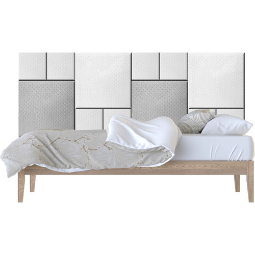 Minky textil gyermek falvédő Ekrü és Szürke (200×75 cm)