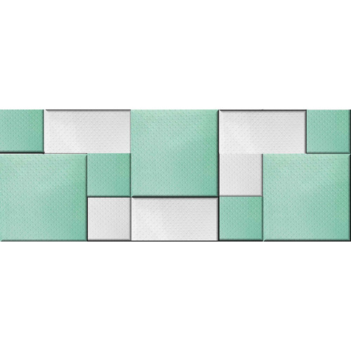 Minky textil gyermek menta színű falvédő (200×75 cm)