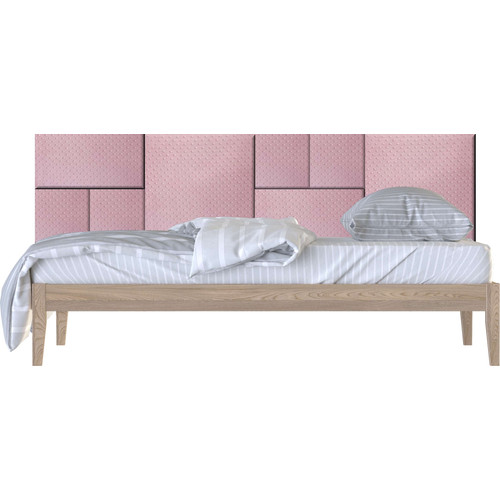 Minky textil baba Dusty baby pink színű falvédő (200×50 cm)