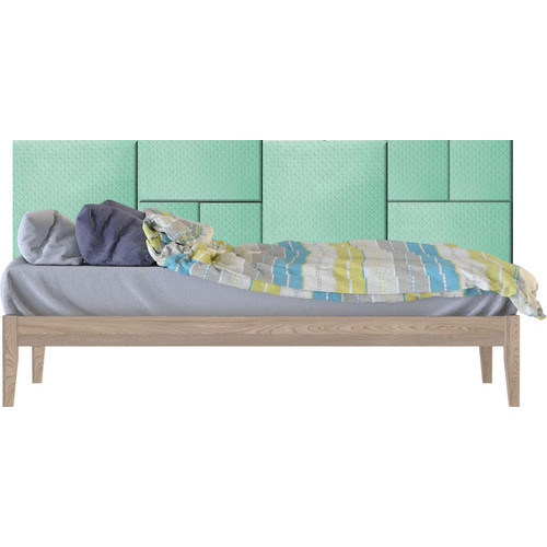Minky textil Menta színű baba falvédő (200×50 cm) gyerekszoba dekor