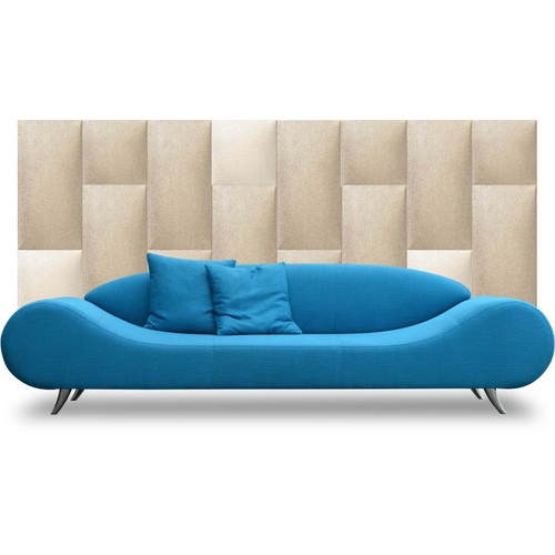 Bézs árnyalatú modern textil falvédő-4 (200x75 cm) Kerma falpanelekből Bézs árnyalatú modern textil falvédő-4 (200x75 cm) Kerma falpanelekből