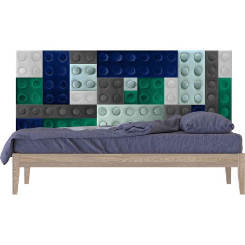 KERMA Cubes építőkockás textil falvédő (200×75 cm) KERMA Cubes építőkockás textil falvédő (200×75 cm)