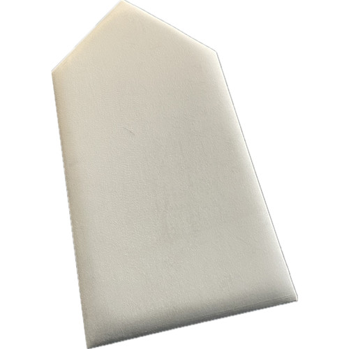 Kárpitozott KERMA falpanel kerítés forma, 25×50 cm textil falburkolat Piano 01