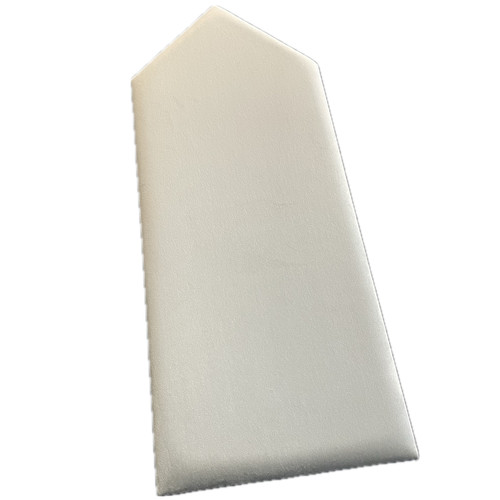 Kárpitozott KERMA falpanel kerítés forma, 25×62,5 cm textil falburkolat Piano 28