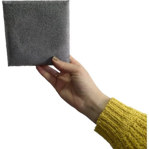KERMA falpanel 12,5×12,5 cm textil falburkolat, több színben