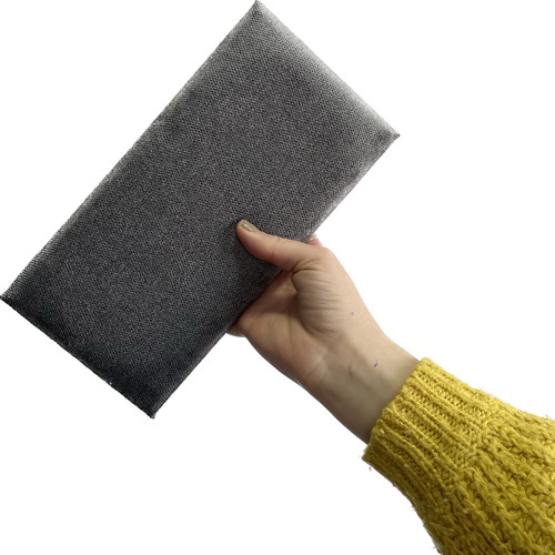 KERMA kárpitozott falpanel 12,5×25 cm textil falburkolat, több színben