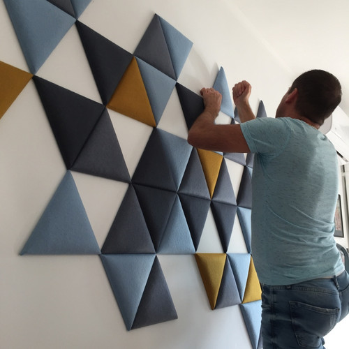 KERMA falpanel 50×50 cm textil falburkolat, több színben