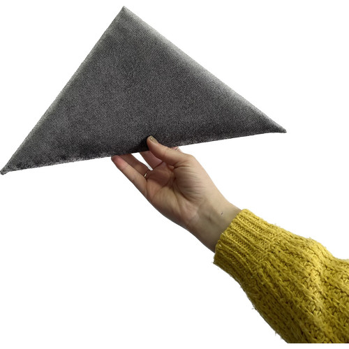 KERMA Triangle-2 textil falpanel, háromszög alakú falburkolat, több színben