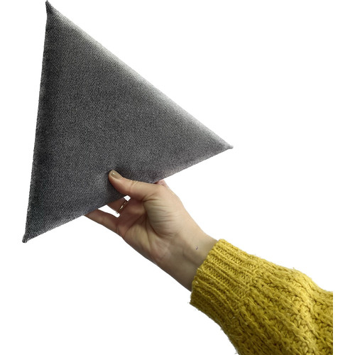 KERMA Triangle-1 textil, szövet kárpit falpanel, háromszög burkolat, több színben,