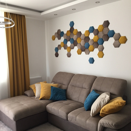 KERMA falpanel 50×50 cm textil falburkolat, több színben