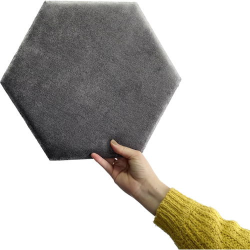KERMA Hexagon textil falpanel Piano 03 KERMA Hexagon textil falpanel Piano 03