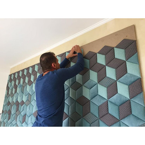 KERMA falpanel 50×50 cm textil falburkolat, több színben