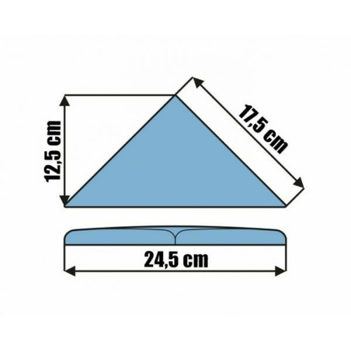 KERMA Triangle-2 textil falpanel, háromszög alakú falburkolat, több színben