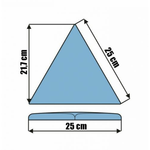 KERMA Triangle-1 textil, szövet kárpit falpanel, háromszög burkolat, több színben,