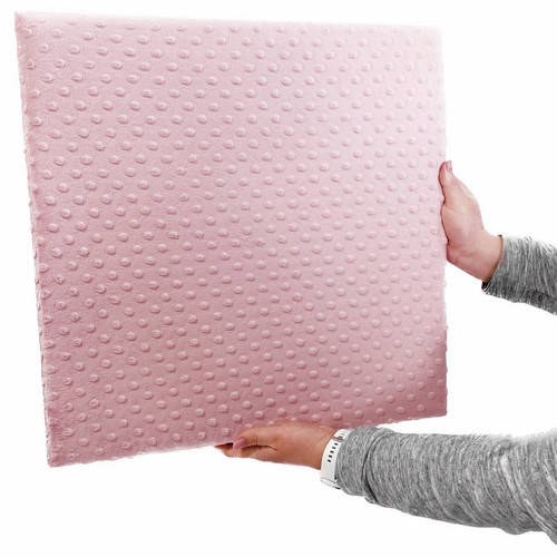 KERMA falpanel 50×50 cm minky textil gyermek falburkolat, több színben - Ekrü minkyg1 KERMA falpanel 50×50 cm minky textil gyermek falburkolat, több színben - Ekrü minkyg1