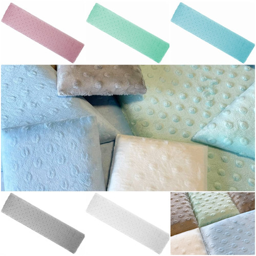 KERMA falpanel 12,5×50 cm minky textil gyermek falburkolat, több színben KERMA falpanel 12,5×50 cm minky textil gyermek falburkolat, több színben