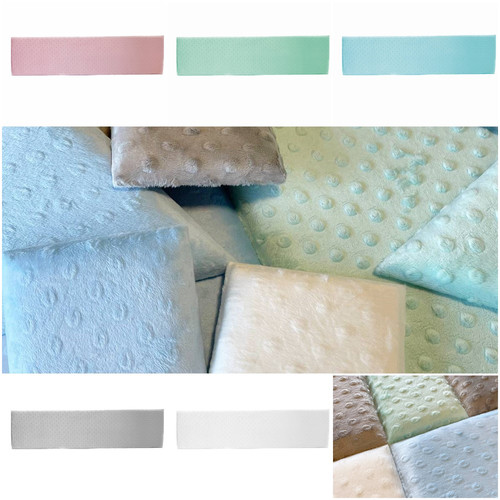 KERMA falpanel 25×100 cm minky textil gyermek falburkolat, több színben