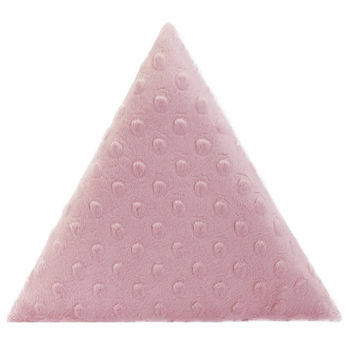 KERMA Triangle-1 falpanel minky textil gyermek falburkolat, több színben - Dusty baby pink minkyg4 KERMA Triangle-1 falpanel minky textil gyermek falburkolat, több színben - Dusty baby pink minkyg4