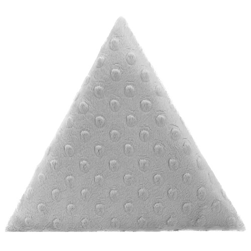 KERMA Triangle-1 falpanel minky textil gyermek falburkolat, több színben - Világos szürke minkyg3 KERMA Triangle-1 falpanel minky textil gyermek falburkolat, több színben - Világos szürke minkyg3