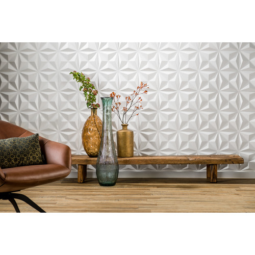 Wallart Cullinans - Konkáv négyszög modern 3D környezetbarát falpanel, festhető 50x50 cm Wallart Cullinans - Konkáv négyszög modern 3D környezetbarát falpanel, festhető 50x50 cm