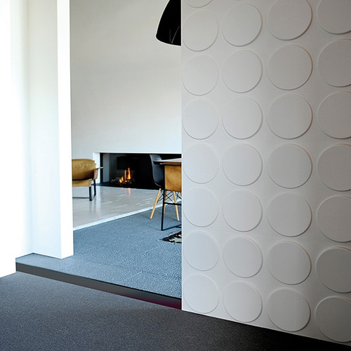 Wallart Ellipses - Ellipszisek modern design 3D környezetbarát falpanel, festhető 50x50 cm