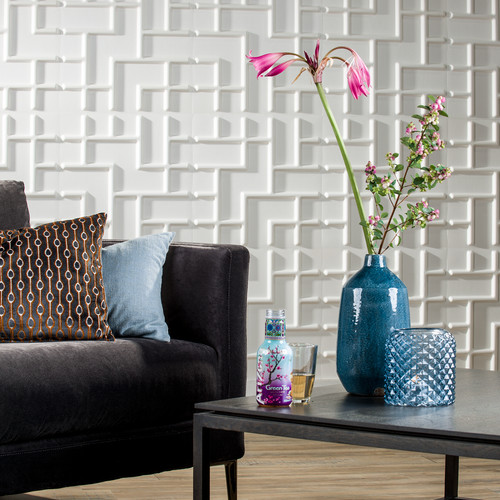 Wallart Tetris - Tetrisz vonalak mintás 3D környezetbarát falpanel, festhető 50x50 cm Wallart Tetris - Tetrisz vonalak mintás 3D környezetbarát falpanel, festhető 50x50 cm