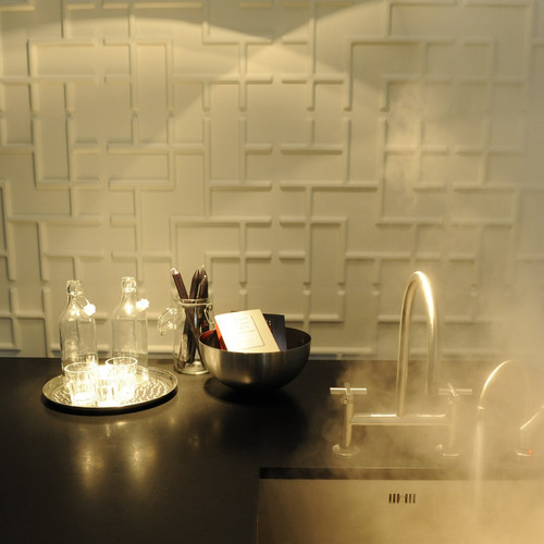 Wallart Tetris - Tetrisz vonalak mintás 3D környezetbarát falpanel, festhető 50x50 cm Wallart Tetris - Tetrisz vonalak mintás 3D környezetbarát falpanel, festhető 50x50 cm