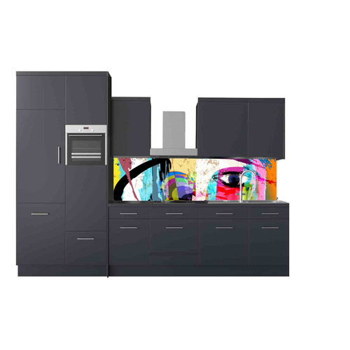 Wallplex falburkoló konyhapanel Color eye