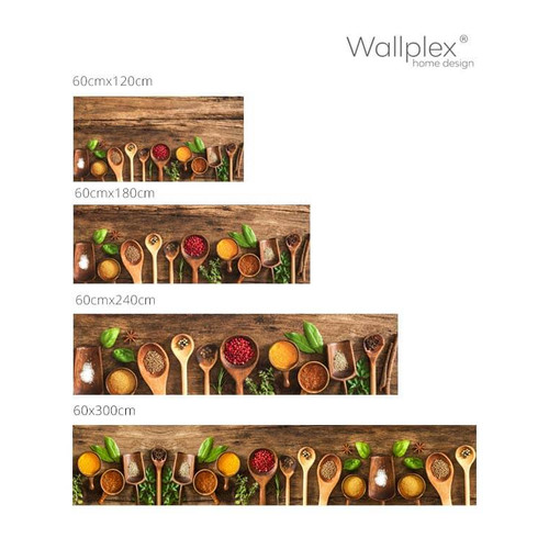 Wallplex falburkoló hőálló konyhapanel Fűszerek, 4 méretben, vízálló falburkolat konyhába Wallplex falburkoló hőálló konyhapanel Fűszerek, 4 méretben, vízálló falburkolat konyhába