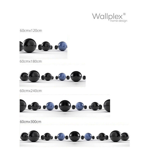 Wallplex falburkoló konyhapanel Gombok, 4 méretben, vízálló falburkolat konyhába